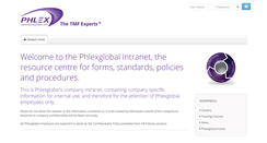 Desktop Screenshot of intranet.phlexglobal.com