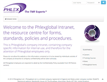 Tablet Screenshot of intranet.phlexglobal.com